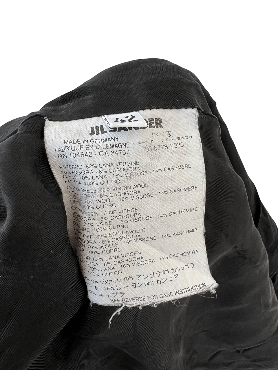 Jil Sander Jil Sander Wool Coat Jacket 42 Size M / US 6-8 / IT 42-44 - 3 Thumbnail