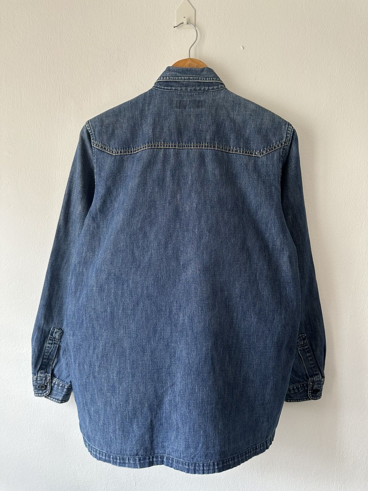 Marithe + Francois Girbaud Vintage Marithé François Girbaud Denim Western Shirt Size US M / EU 48-50 / 2 - 5 Thumbnail