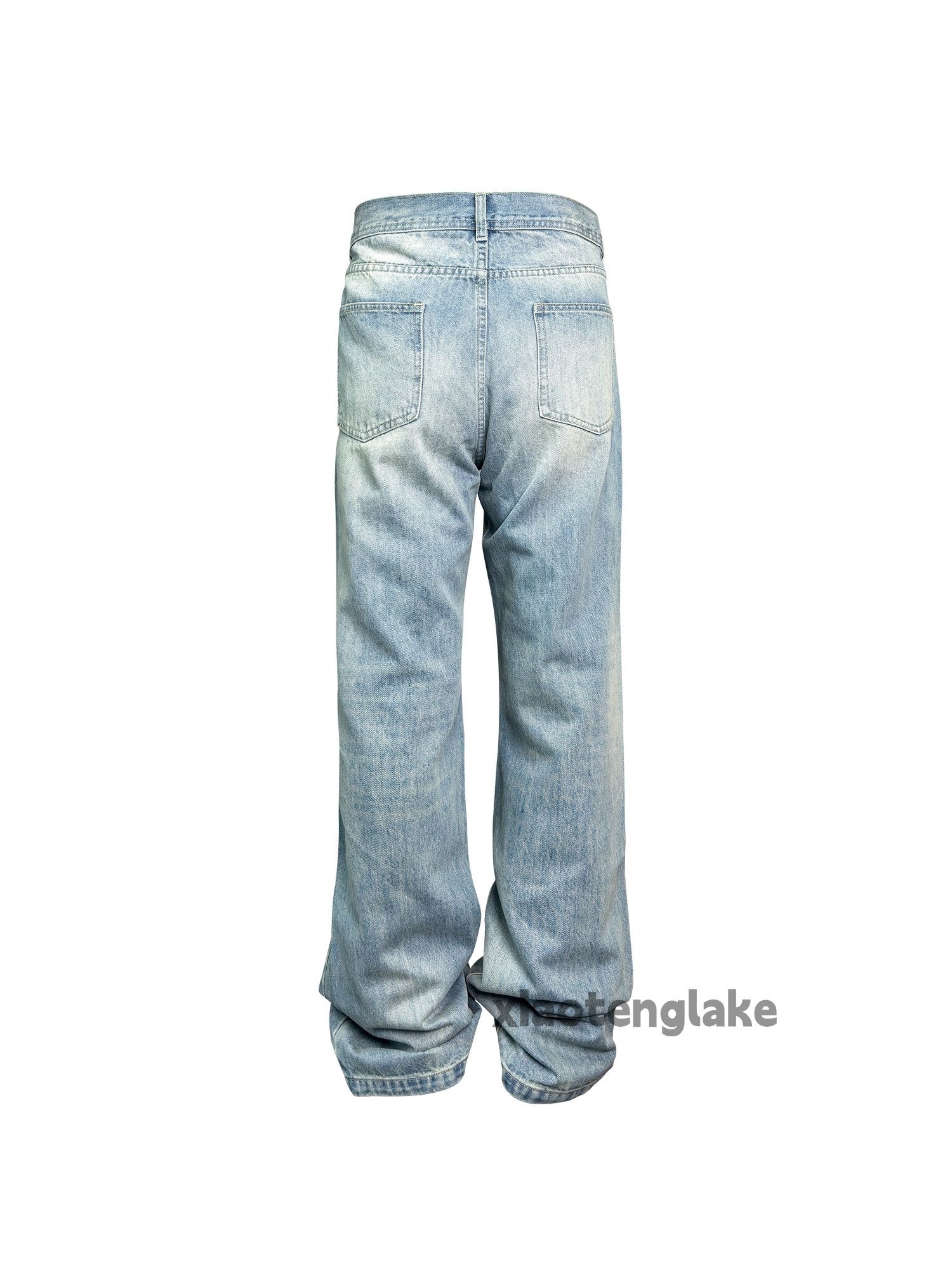 Jean × Vintage Washed faded cleanfit yuppie bootcut grunge y2k jeans Size US 34 / EU 50 - 4 Thumbnail