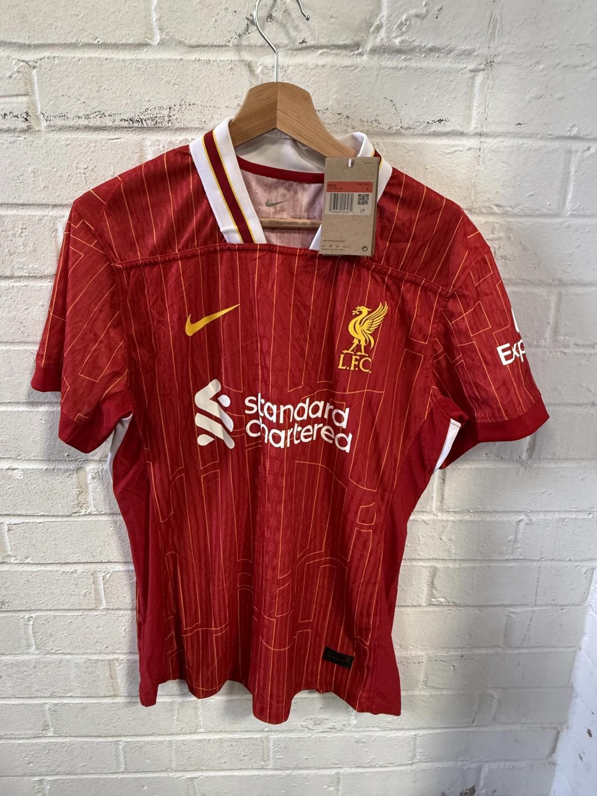 Nike Liverpool FC 2024-25 Champions Home Soccer Jersey Size ONE SIZE - 1 Thumbnail