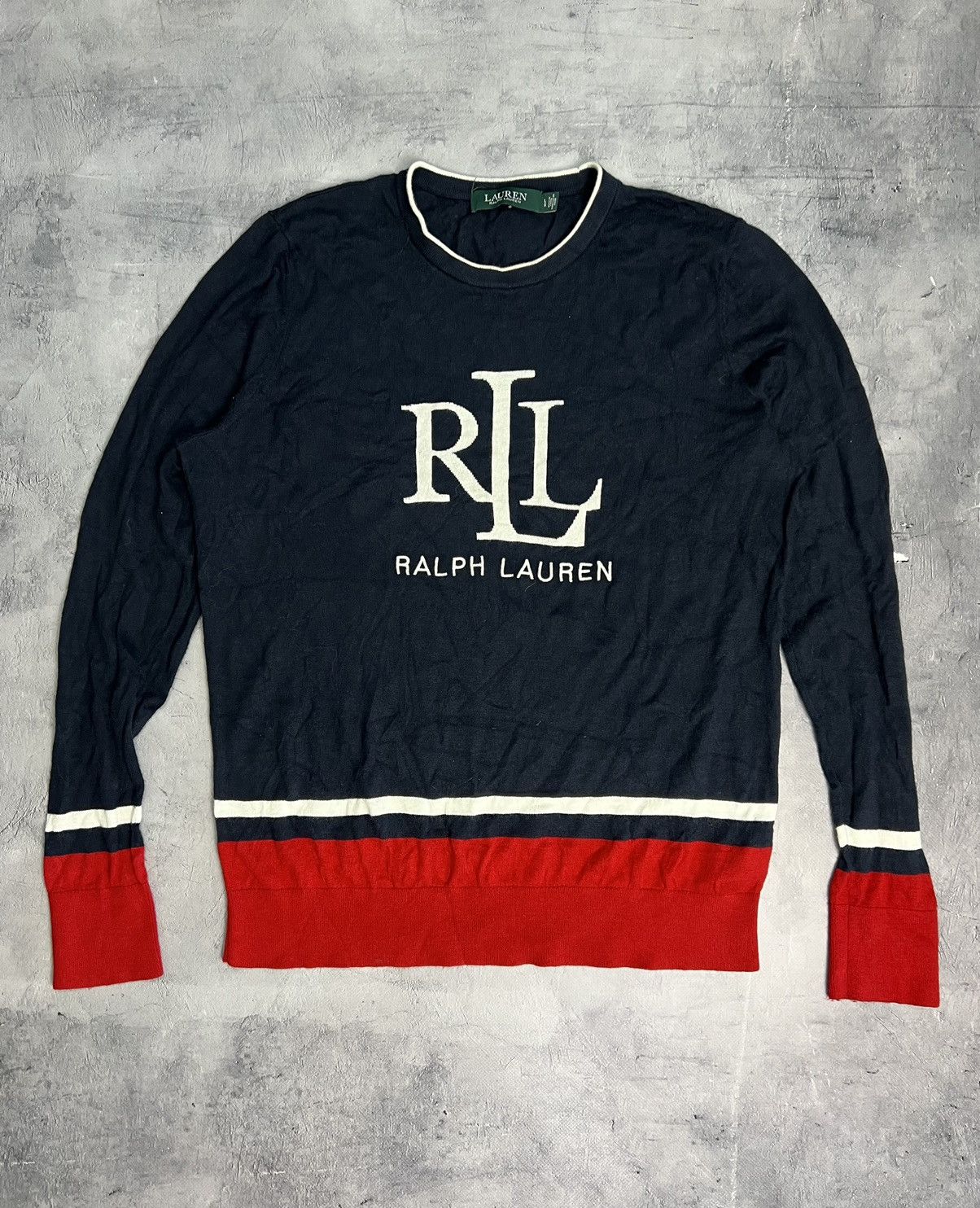 Lauren Ralph Lauren × Polo Ralph Lauren × Vintage Vintage Ralph Lauren Sweater Size L Size L / US 10 / IT 46 - 1 Thumbnail