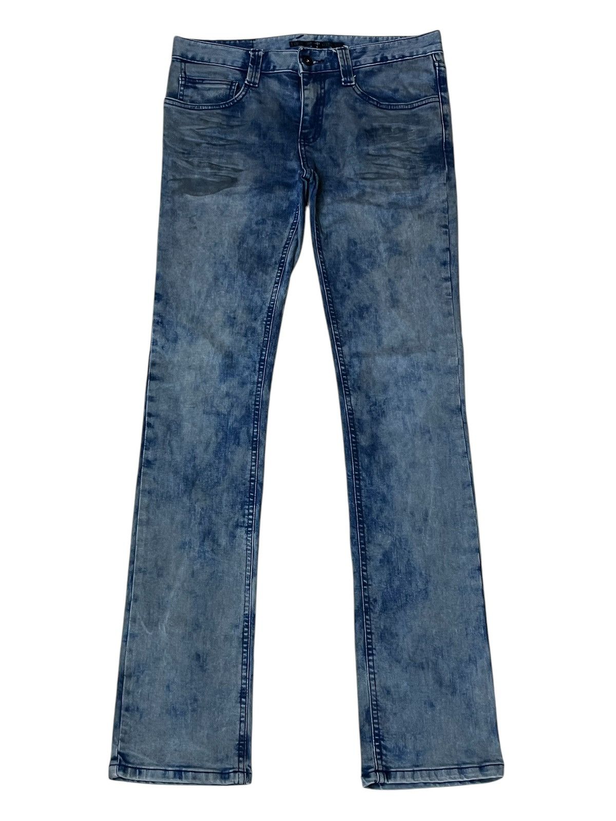 Japanese Brand JAPANESE BRAND NO ID TYE DYE SLIM FIT JEANS Size US 31 - 1 Thumbnail