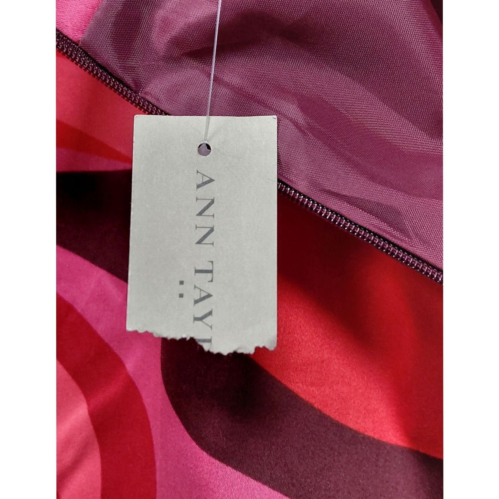 Ann Taylor ANN TAYLOR Multicolor Skirt Women Size 16 Knee Length Casual Business Regular Maxi, Zip, Indonesia, 16, NWT Size 38" / US 16 / IT 52 - 3 Thumbnail