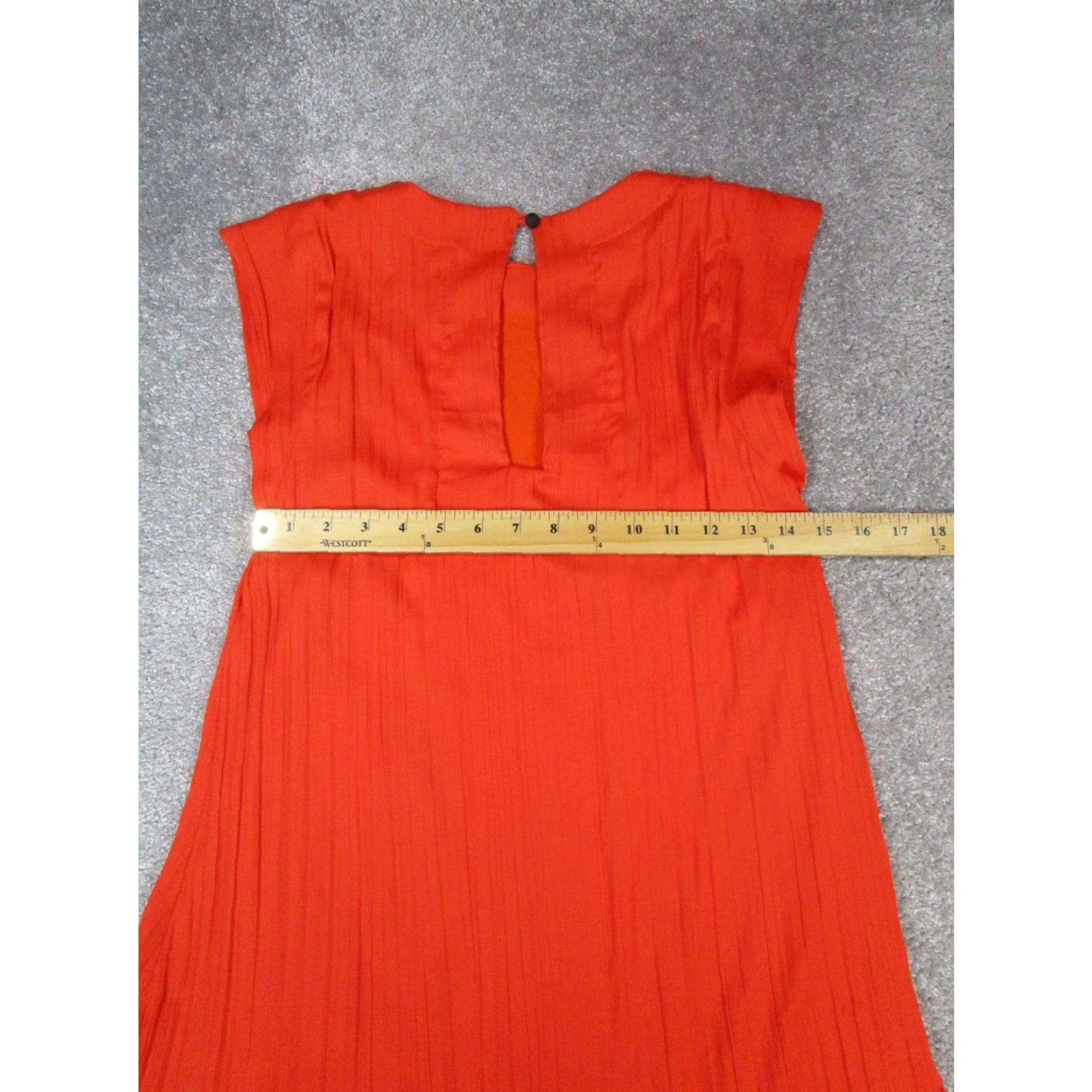 Vintage Maeve Dress Womens Xxs Orange Ruffle Size XXS / US 00 / IT 34 - 5 Thumbnail