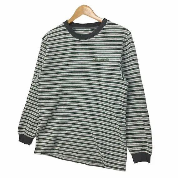Hang Ten Vtg 90' HANG TEN SURFING Striped Sweater Tee Shirt Hawaii Size US M / EU 48-50 / 2 - 4 Thumbnail