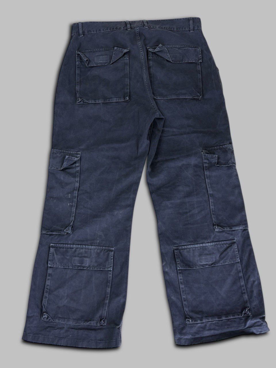 Systemic Systemic Cargo Pants Grey Women Stitching with flared fit Size US 34 / EU 50 - 2 Thumbnail