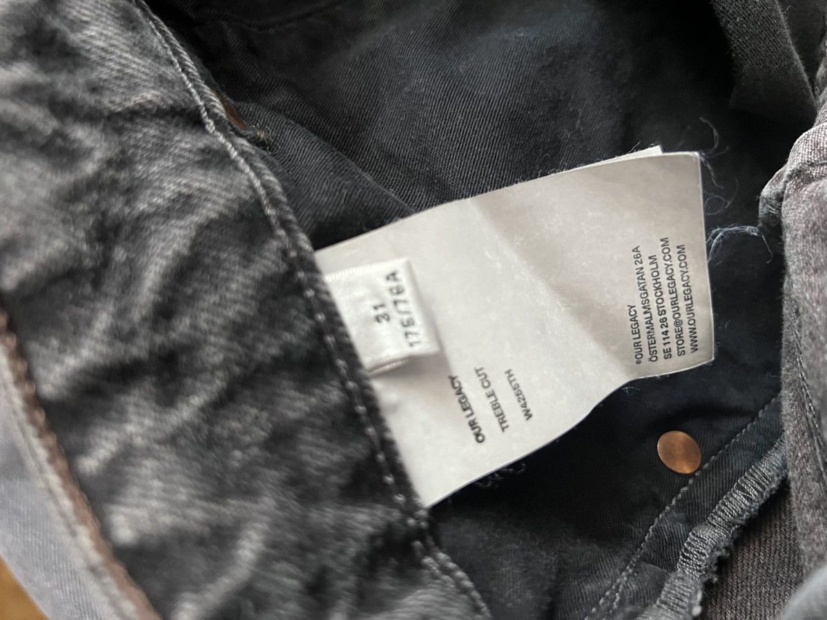 Our Legacy Treble cut gray Size US 31 - 3 Thumbnail
