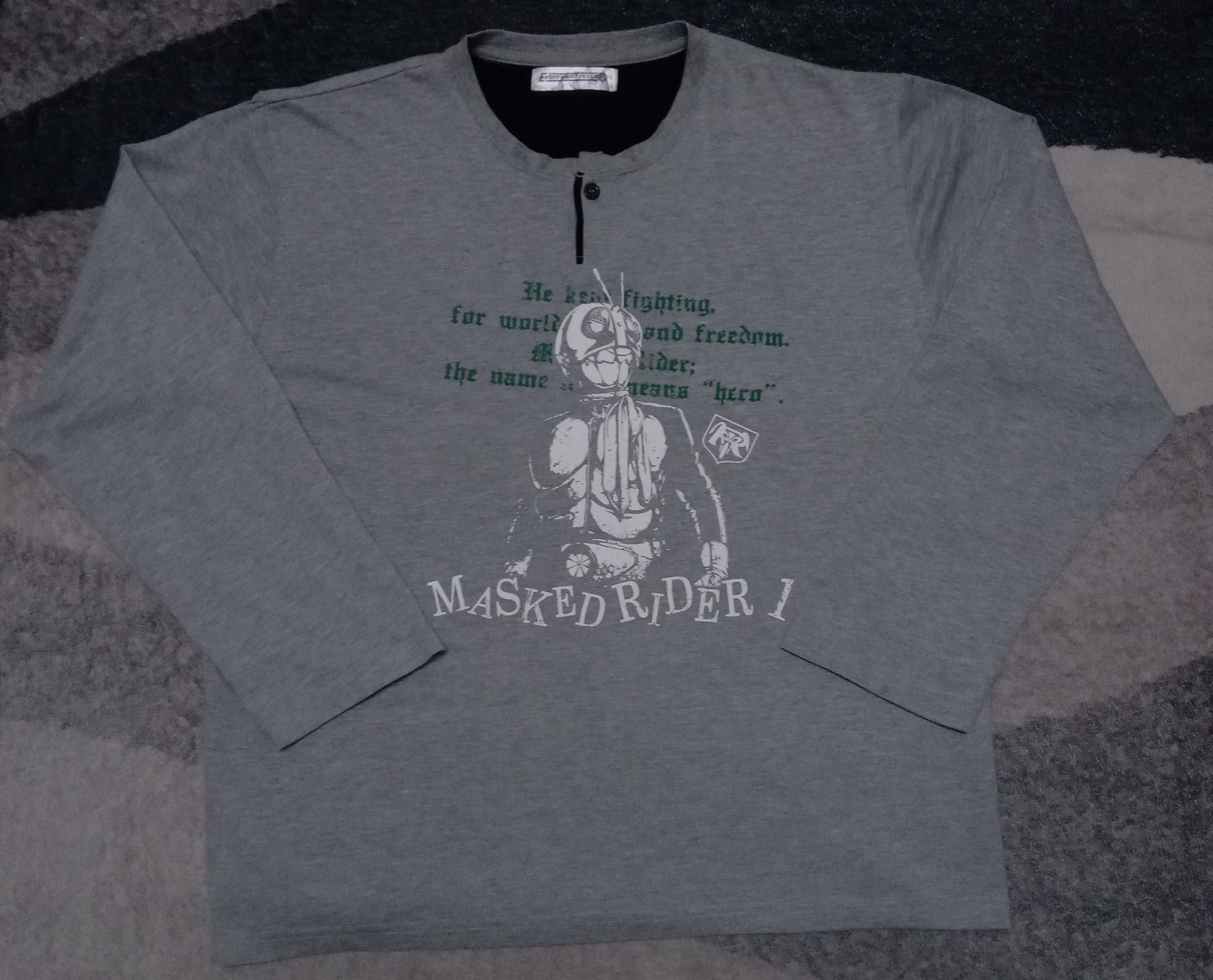 Vintage Rare vintage Y2K Masked Rider long sleeve movie anime tee Size US XL / EU 56 / 4 - 1 Thumbnail