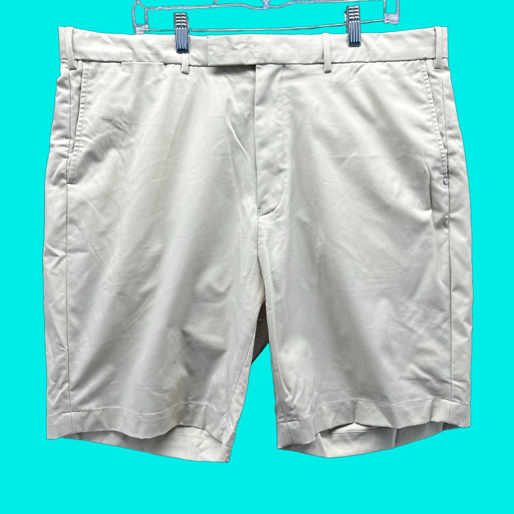 RLX Ralph Lauren RLX Ralph Lauren Shorts Mens 40 Beige Chino Flat Front Tan Khaki Size US 40 / EU 56 - 1 Thumbnail