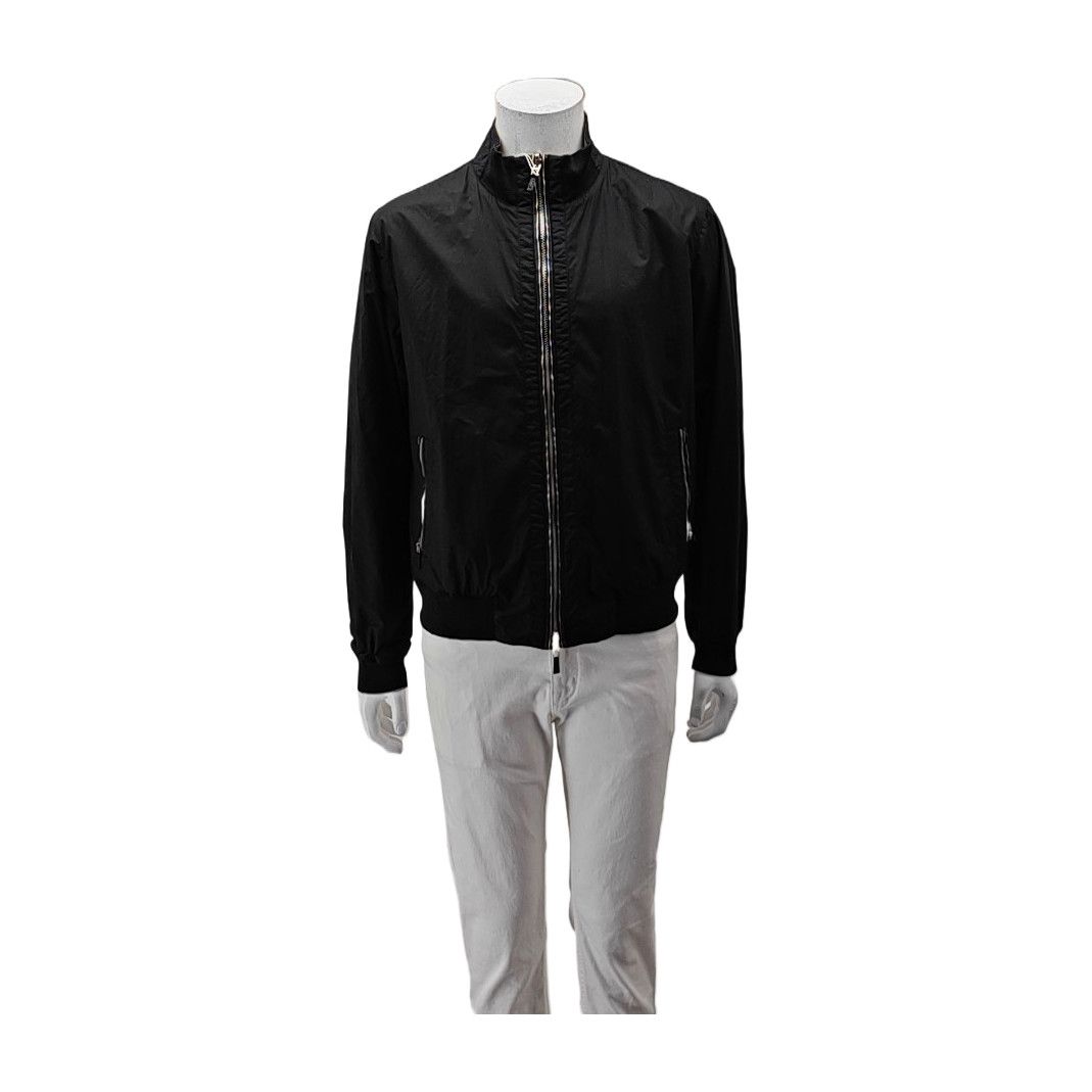 Ermenegildo Zegna Ermenegildo Zegna Cotton Zip-Up Bomber Jacket EU 50 Size US M / EU 48-50 / 2 - 1 Thumbnail