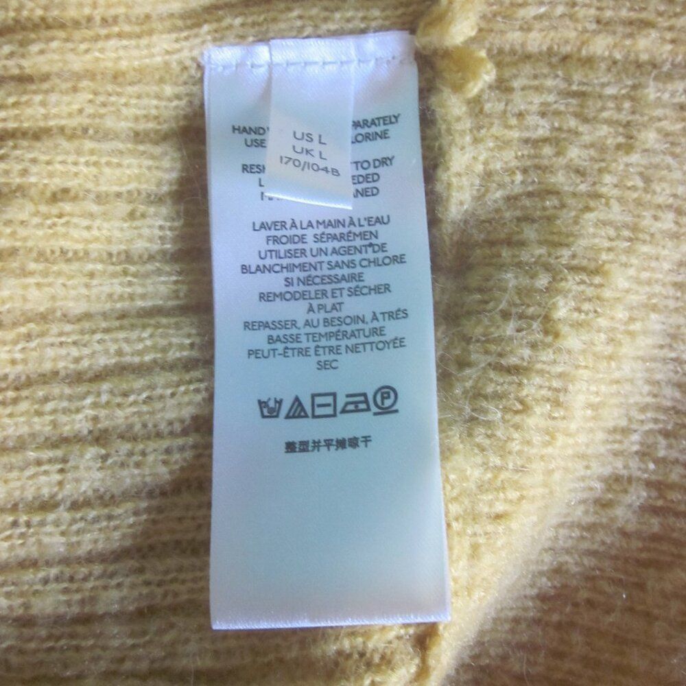 Free People Free People Womens Size L V-Neck Ribbed Button Up Mimosa Mus Size L / US 10 / IT 46 - 8 Thumbnail