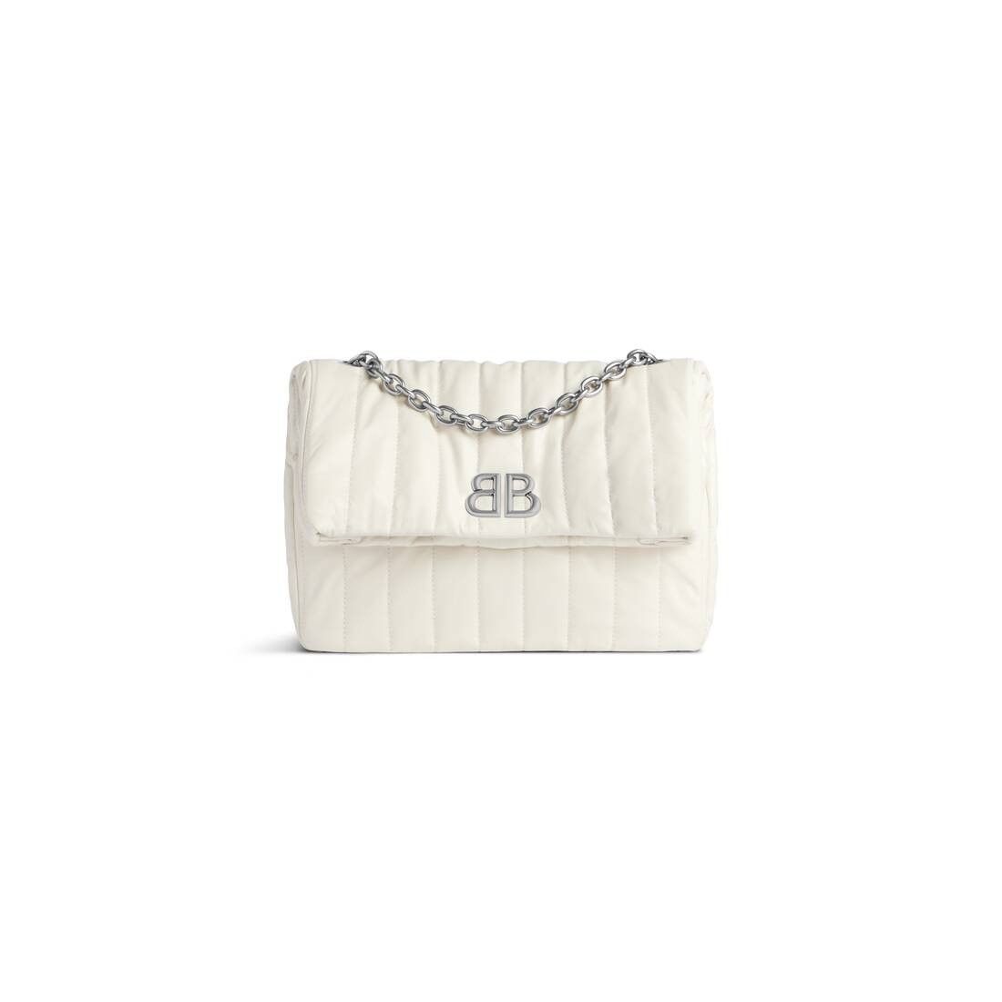Balenciaga o1srvl11e1025 Size: OS / Monaco Small Chain Bag Quilted Size ONE SIZE - 1 Thumbnail