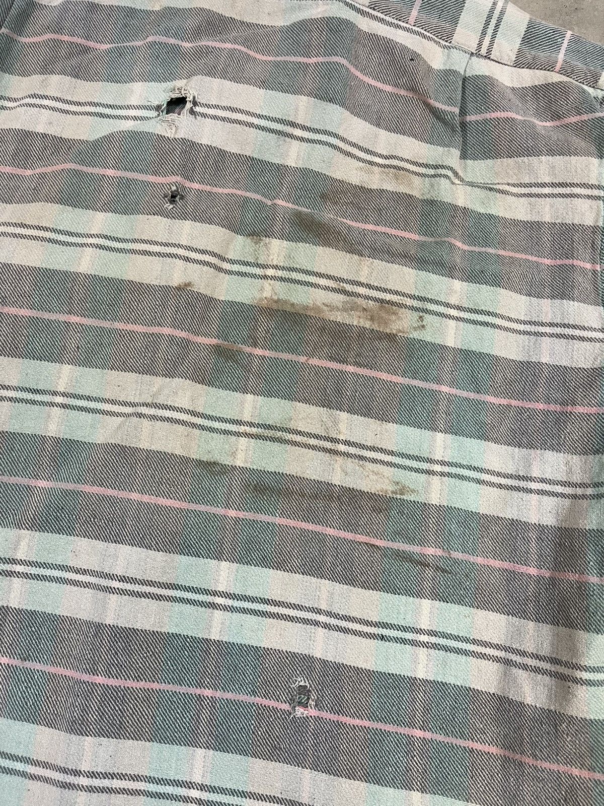 Vintage Vintage Woven Cotton Flannel Shirt Distressed Faded Gray Size US M / EU 48-50 / 2 - 9 Thumbnail