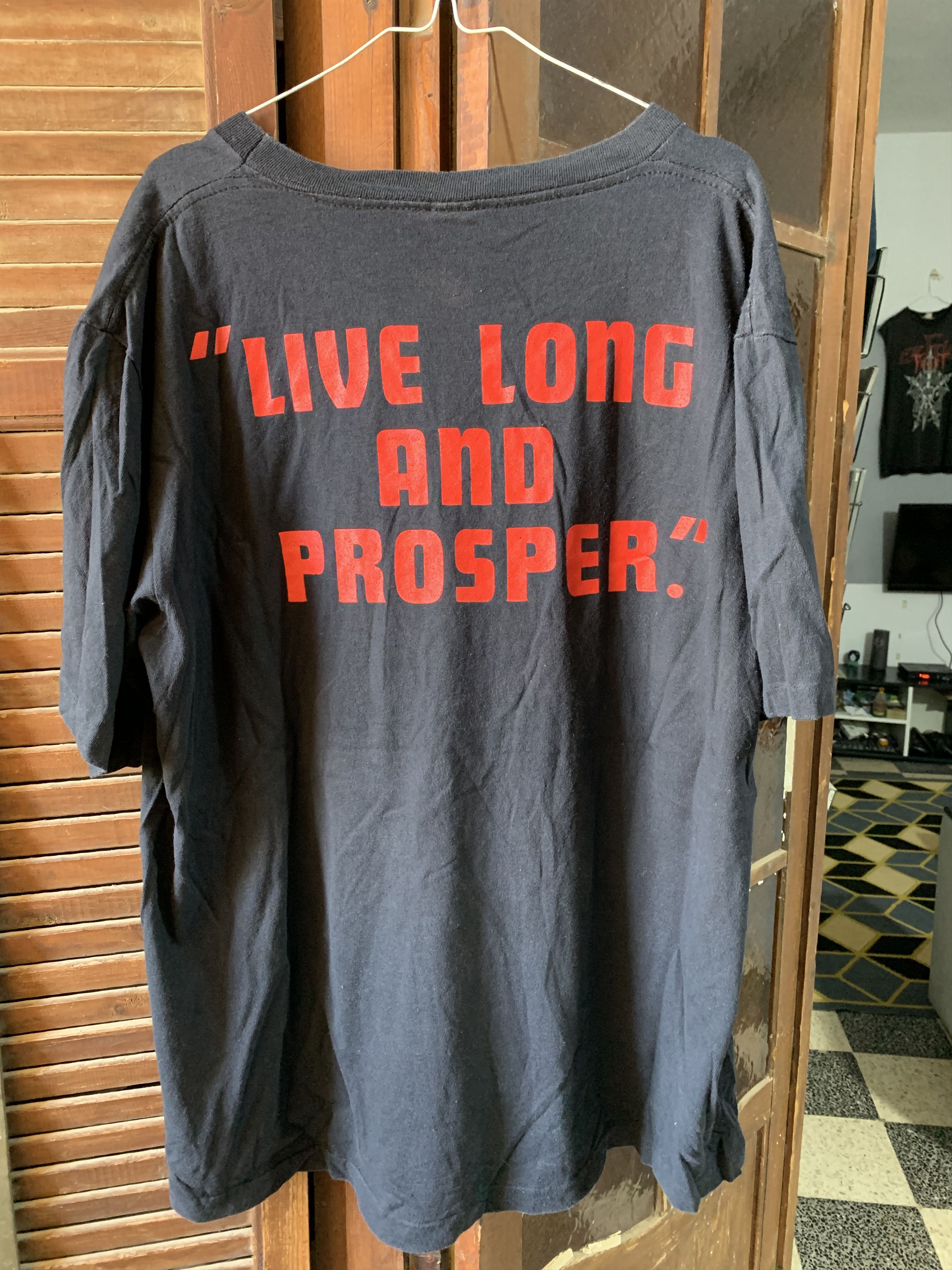 Vintage Movie.Sci-Fi Fantasy.Vintage 1991 Star Trek Spock Single S Size US XL / EU 56 / 4 - 6 Thumbnail