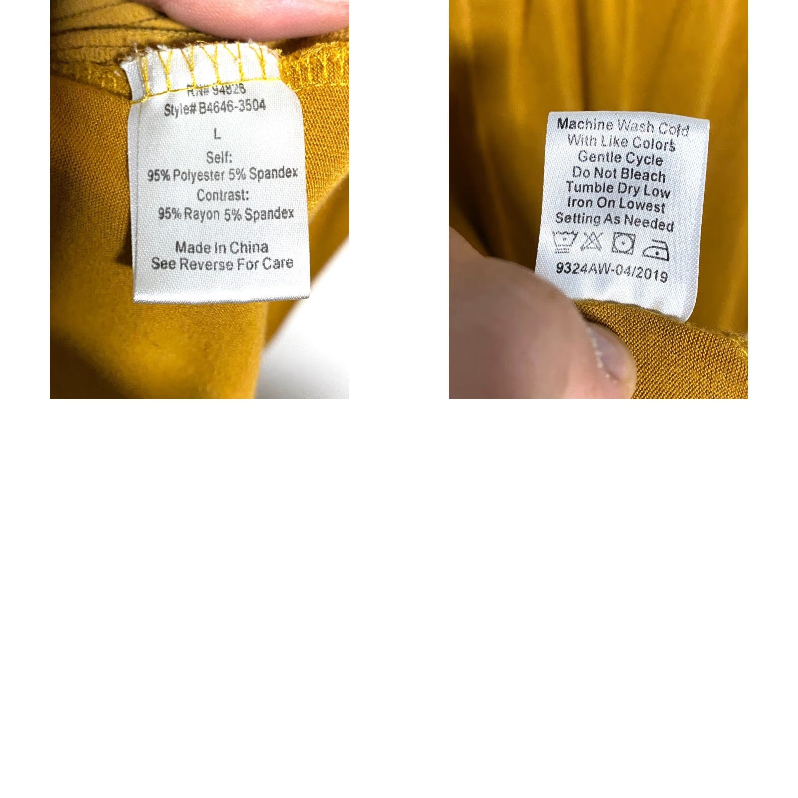 Vintage VINTAGE Janet Chung Mustard Yellow Blouse Top L Roll Tab Zip Neck Career Flowy Boho Fall Mens? Size L / US 10 / IT 46 - 8 Thumbnail