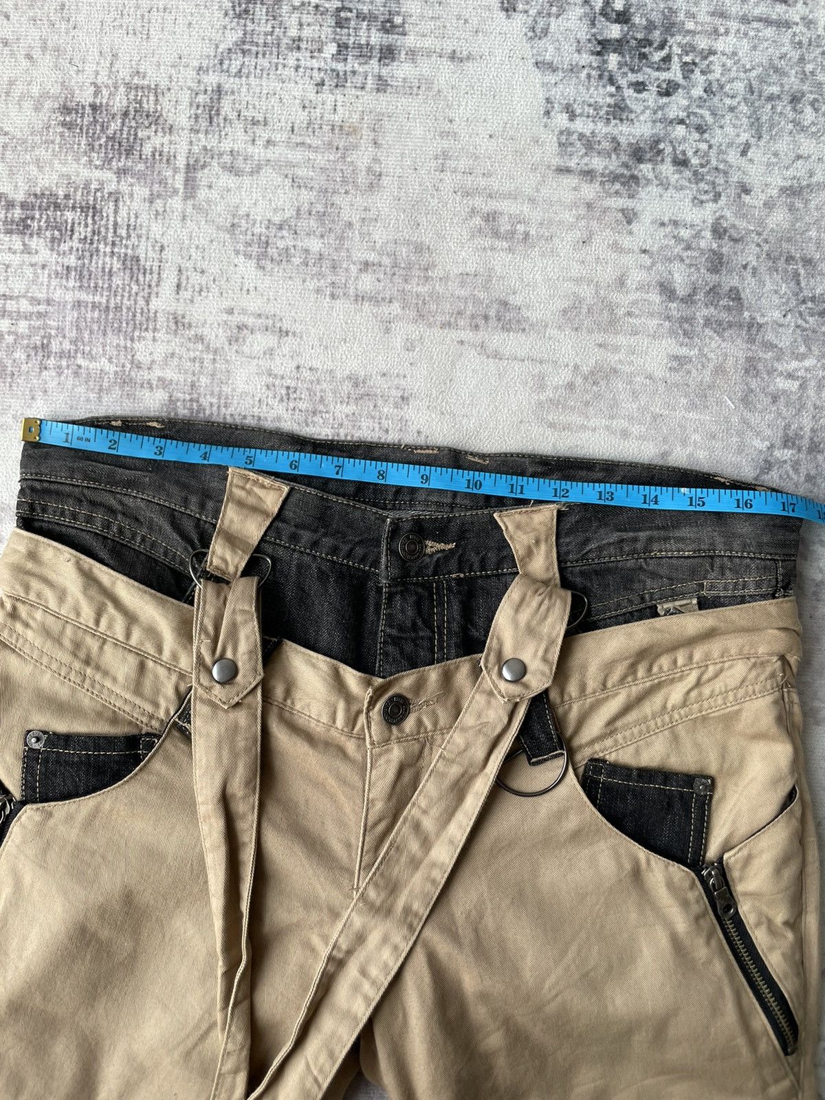 PPFM PPFM Double Waist Punk Bondage Short Pants Size US 34 / EU 50 - 14 Thumbnail