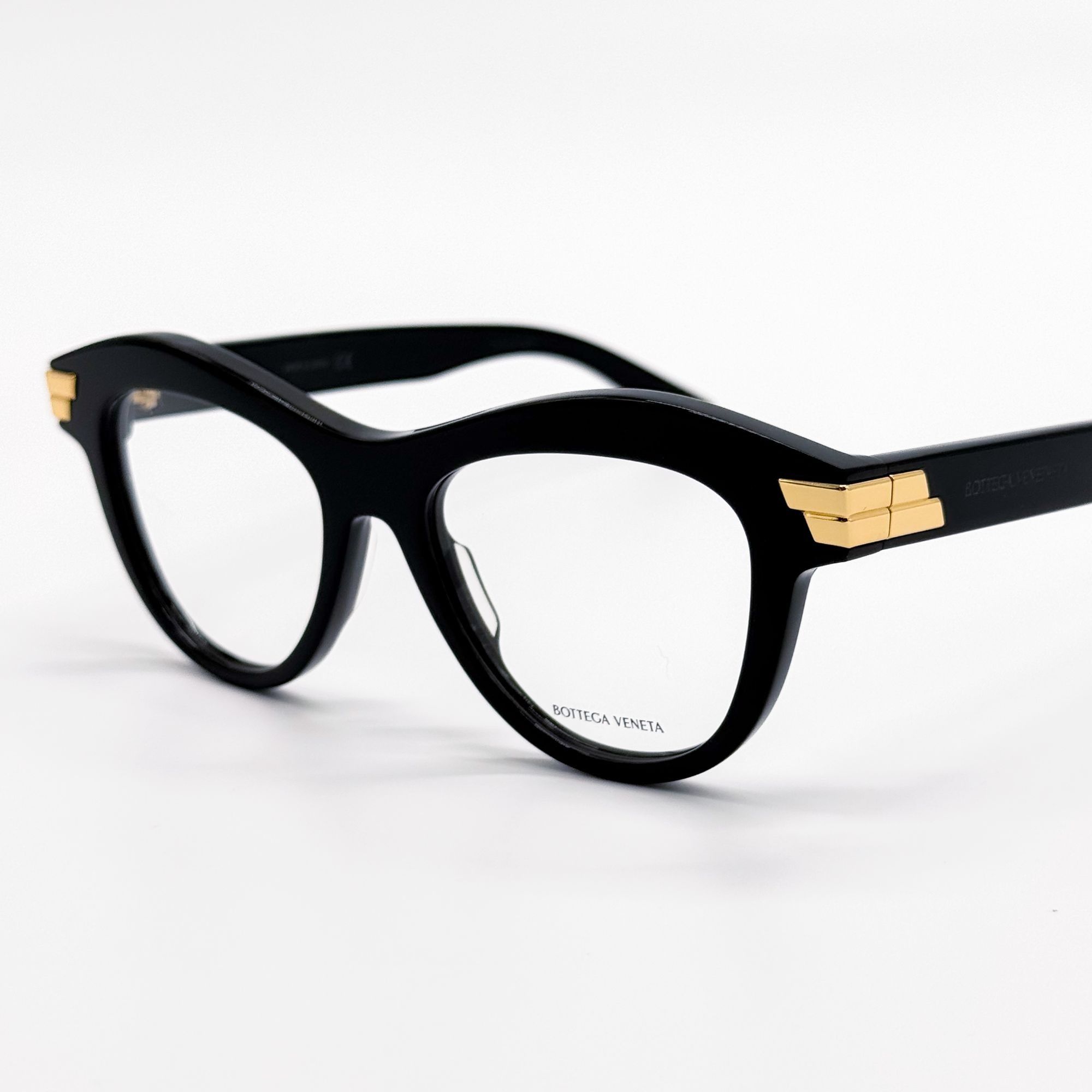 Bottega Veneta NEW BOTTEGA VENETA EYEGLASSES BV1105O 001 CAT EYE BLACK WOME Size ONE SIZE - 7 Thumbnail