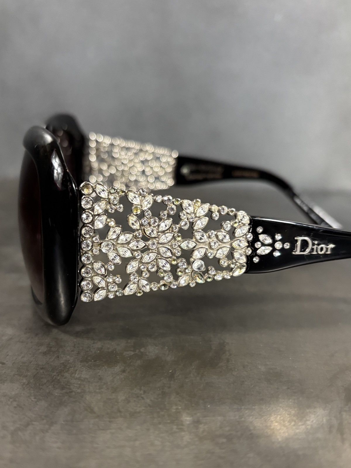 Dior 2011 Dior Delicacy Sunglasses Limited Edition Rhinestone Size ONE SIZE - 10 Thumbnail