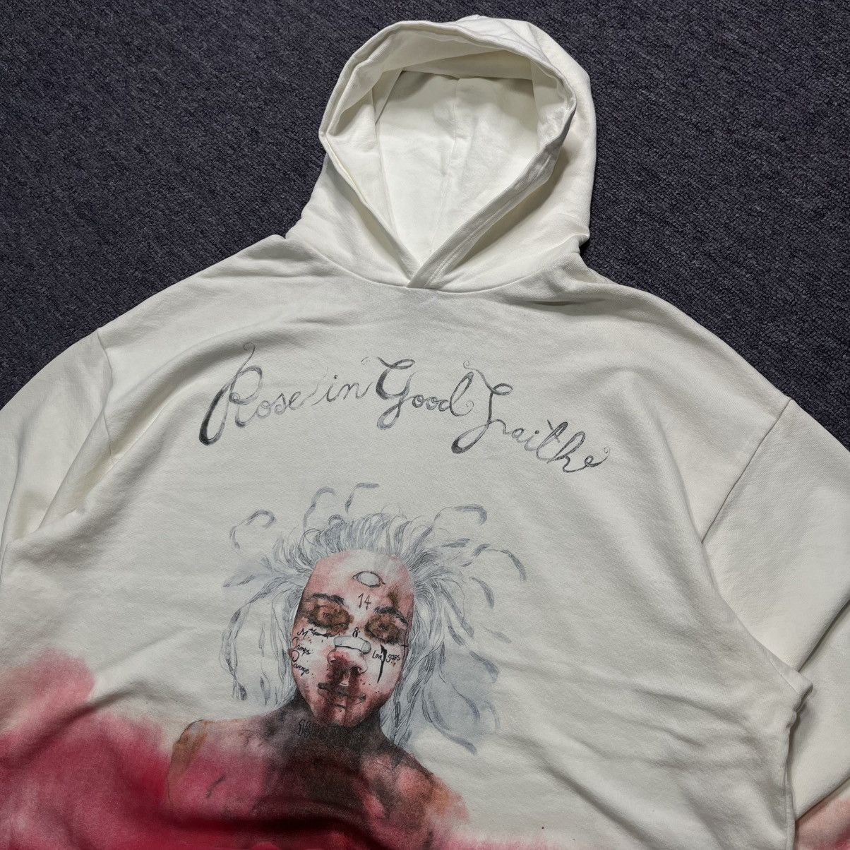 ROSE IN GOOD FAITH hoodie ROSE IN GOOD FAITH X TRIPPIE RED white/red Size US L / EU 52-54 / 3 - 2 Thumbnail