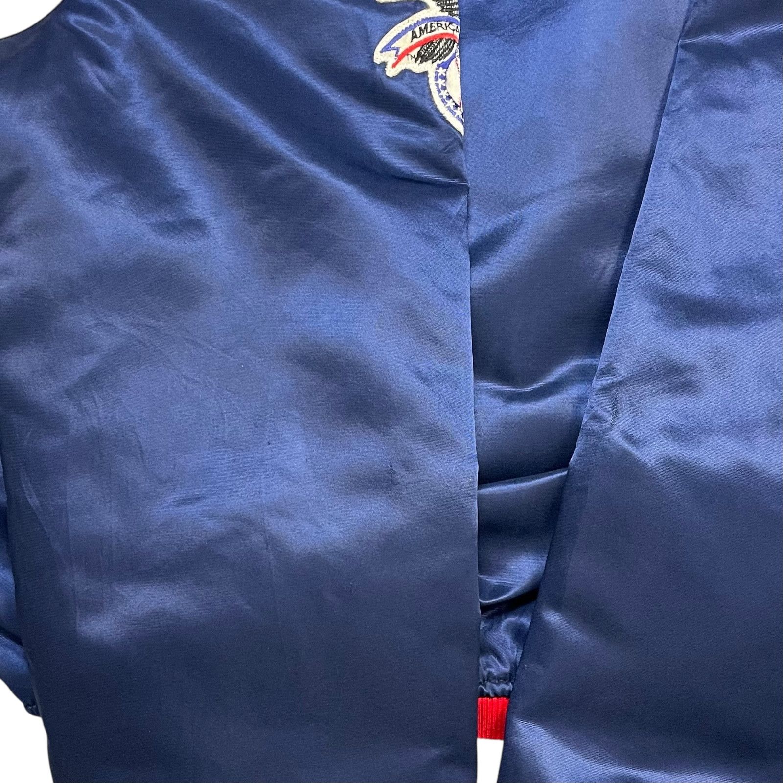 MLB VTG 90s WASHINGTON SENATORS STARTER COOPERSTOWN SATIN JACKET Size US L / EU 52-54 / 3 - 10 Thumbnail