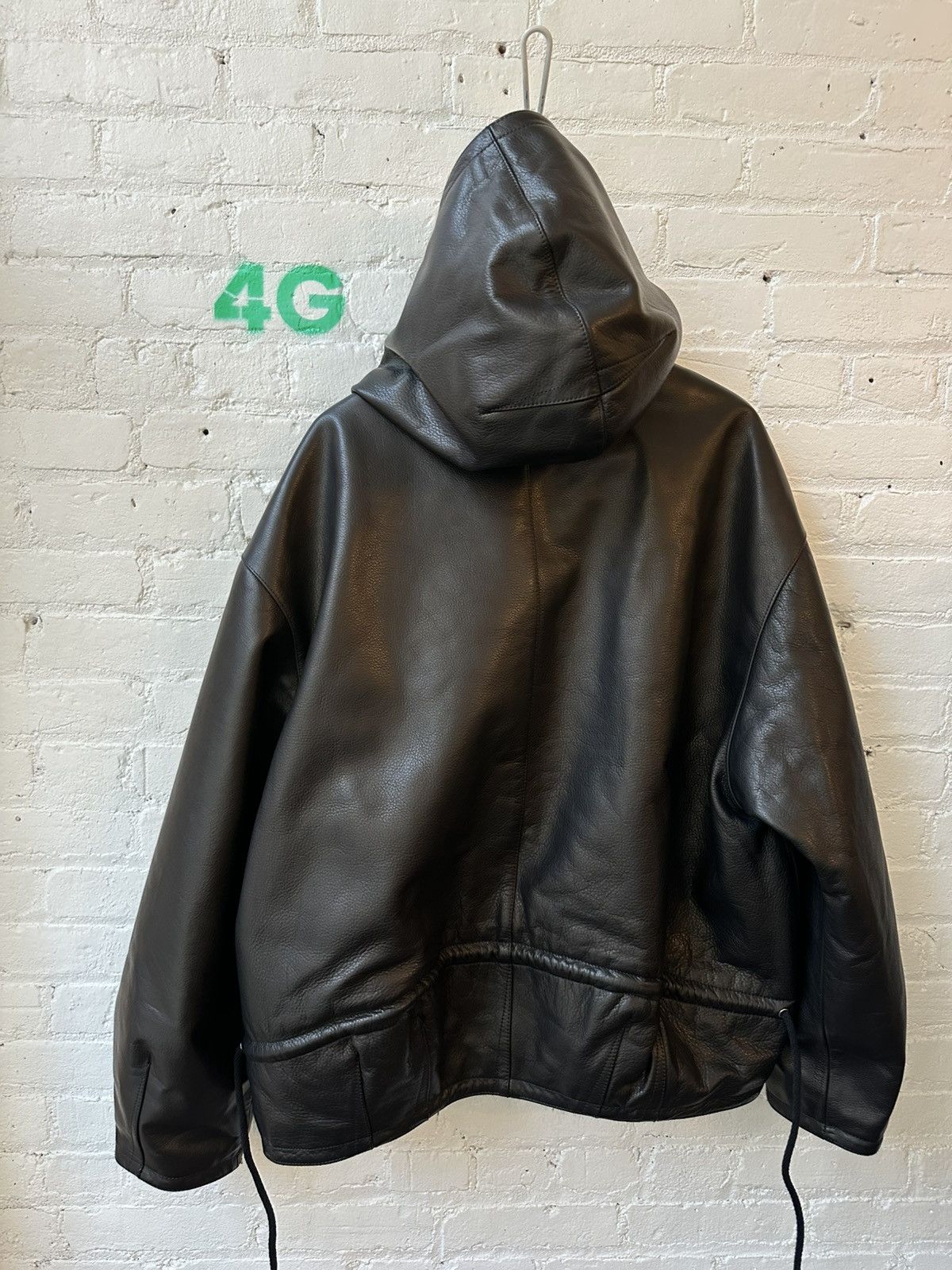 Enfants Riches Deprimes Erd MALCOM LEATHER HOOD JACKET XL Black Leather Size US XL / EU 56 / 4 - 7 Thumbnail