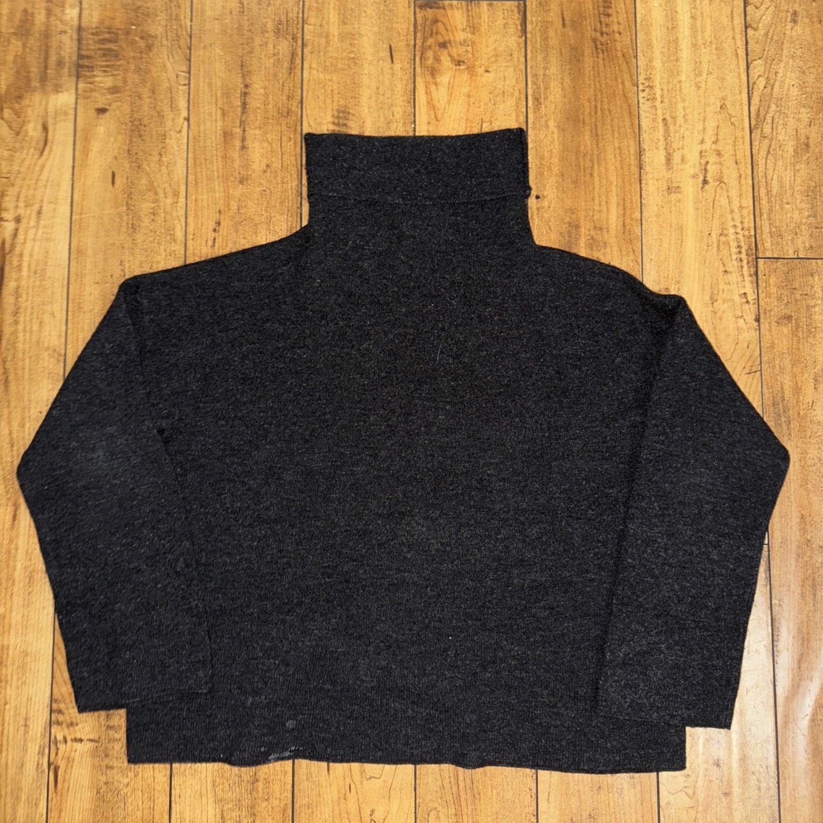 Ralph Lauren × Vintage Ralph Lauren Sport Wool Turtle Neck Grey Large 22x22 Size L / US 10 / IT 46 - 1 Thumbnail