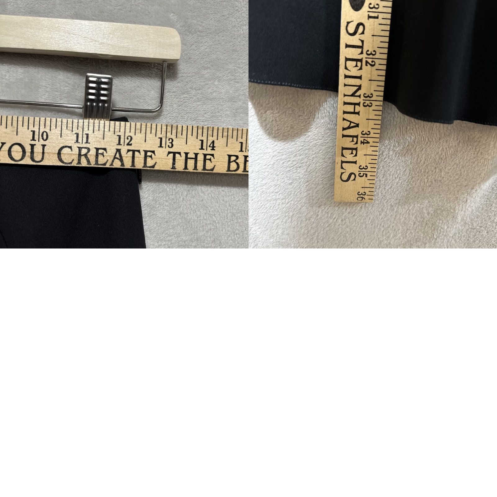 Chanel Chanel Skirt A-Line Black 24 Textured Side Zip Made In France Button Womens Size 42" / US 20 - 9 Thumbnail