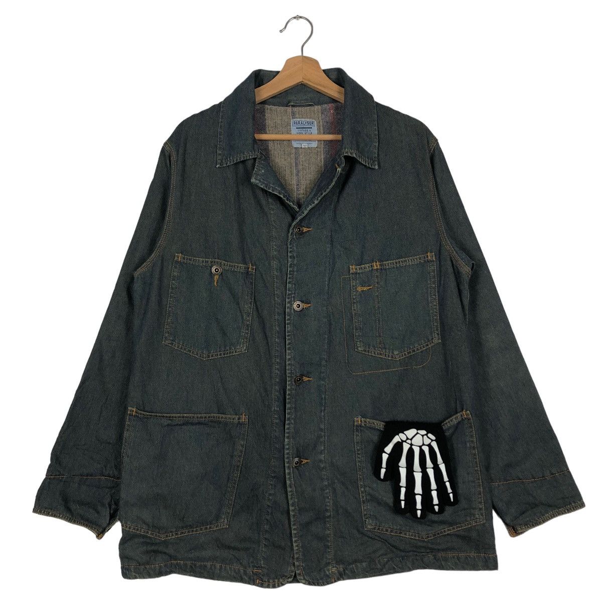 Issey Miyake 🔥90’s Chore Jacket Cargo Pocket Worker Paralyser Size US M / EU 48-50 / 2 - 2 Thumbnail