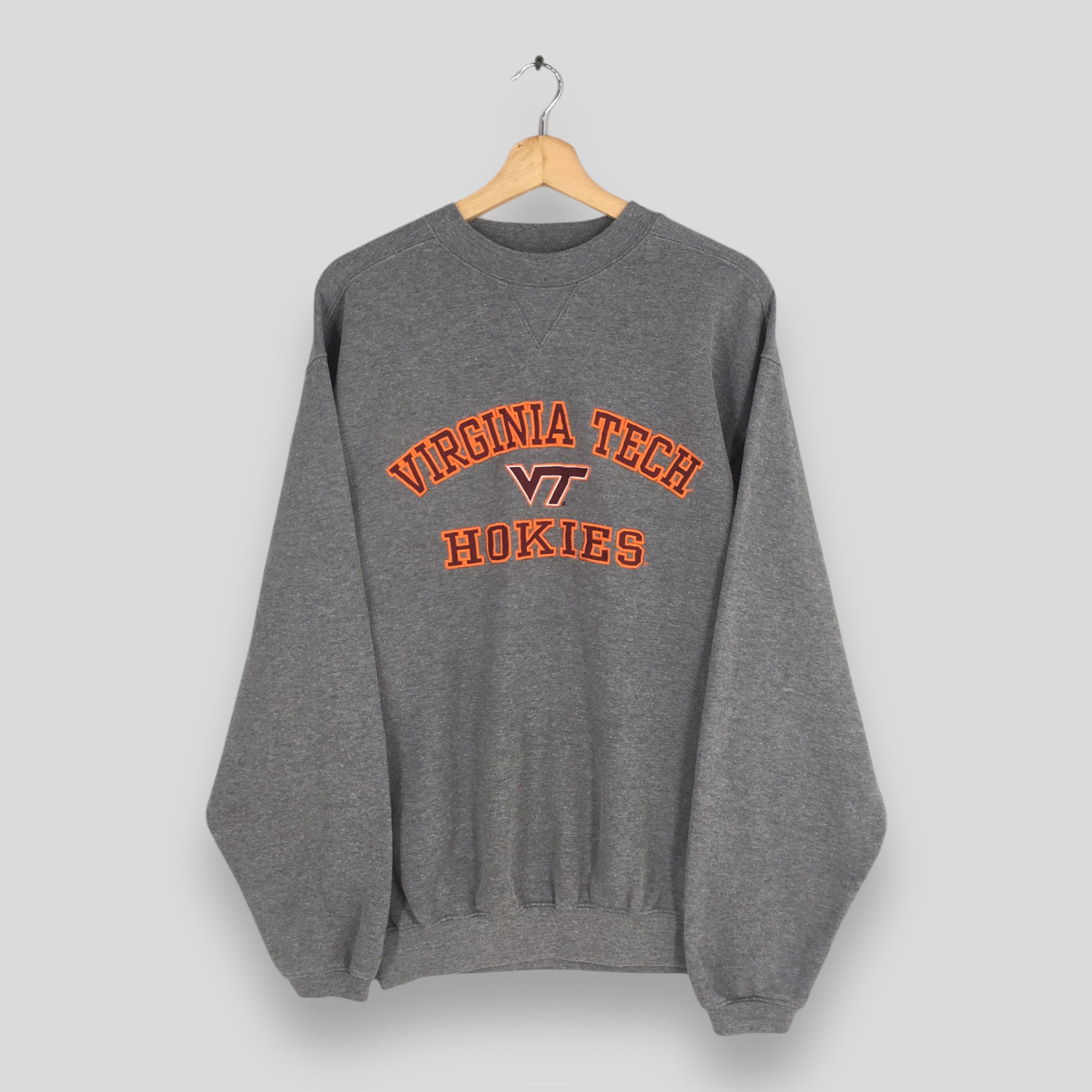 NCAA × Vintage Vintage Virginia Tech Hokies NCAA Sweatshirt Medium Size US M / EU 48-50 / 2 - 1 Thumbnail