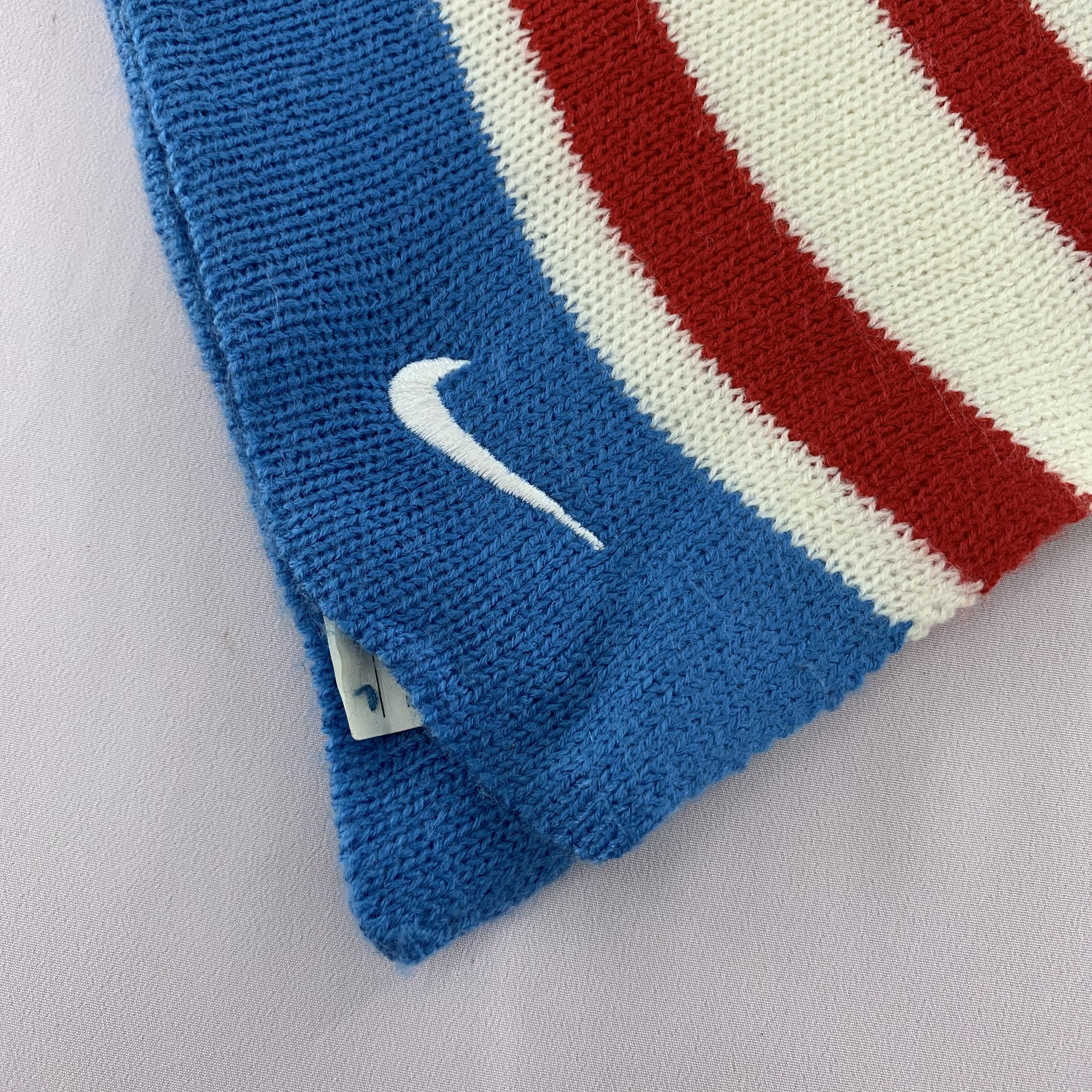 Nike Vintage Nike Scarf Wool Muffler Neck Wrap BL4174 Size ONE SIZE - 4 Thumbnail
