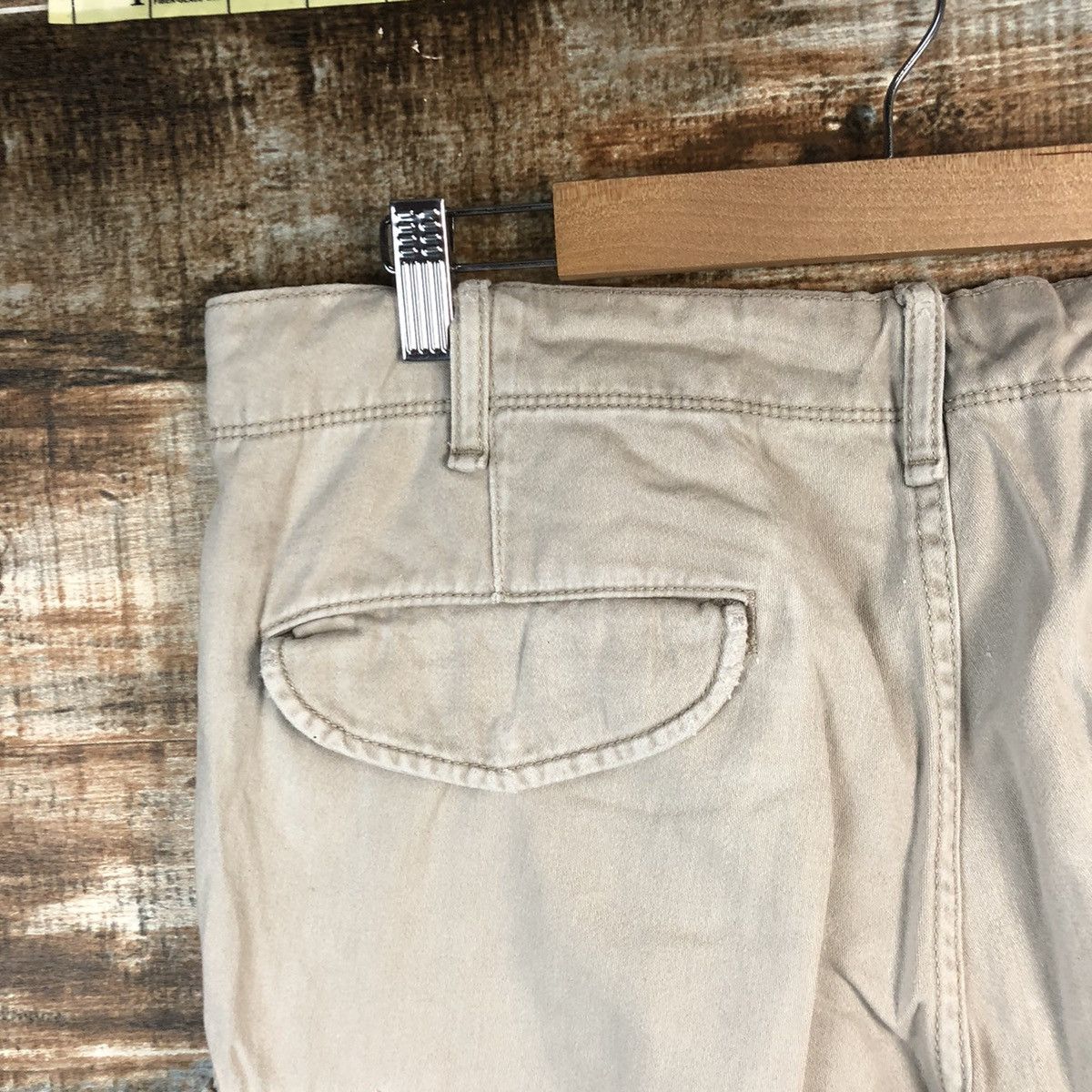Japanese Brand DL Uniqlo Brown Cargo Multipocket Pants #C213 Size US 33 - 21 Thumbnail