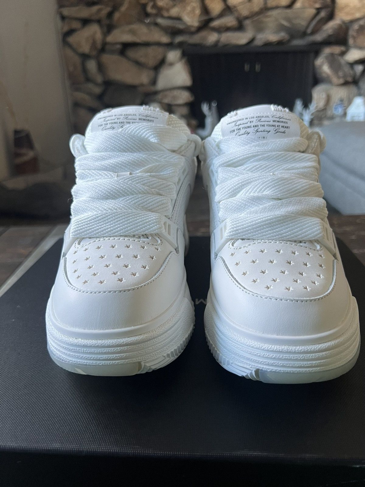 Amiri Amiri MA-1 white sneakers Size US 6 / IT 36 - 4 Thumbnail