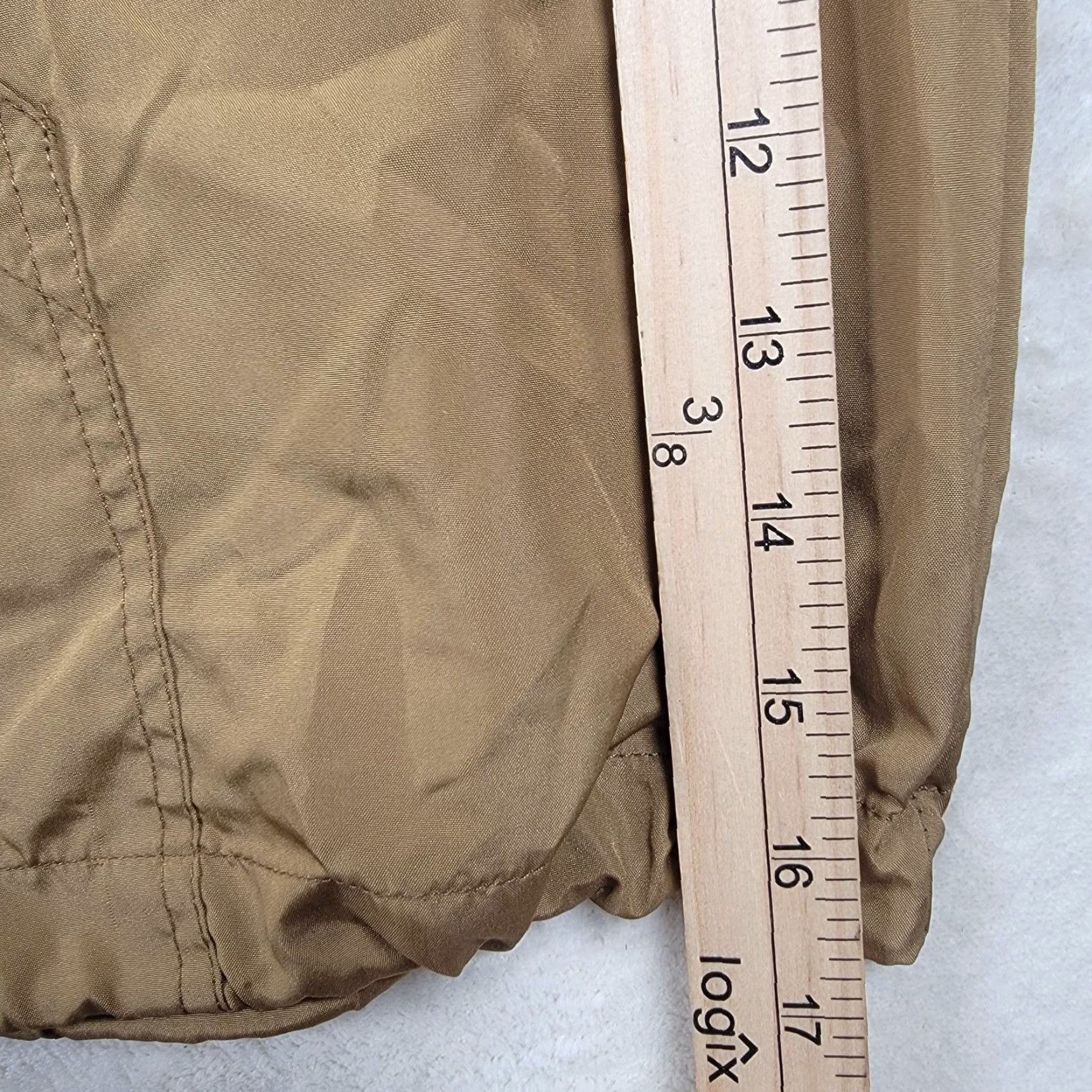 Vintage VINTAGE Windbreaker Money Theme Men's Jacket Zip Mustard XL Nylon Brown Dirty Hands Clean Money Shirt? Size US XL / EU 56 / 4 - 6 Thumbnail