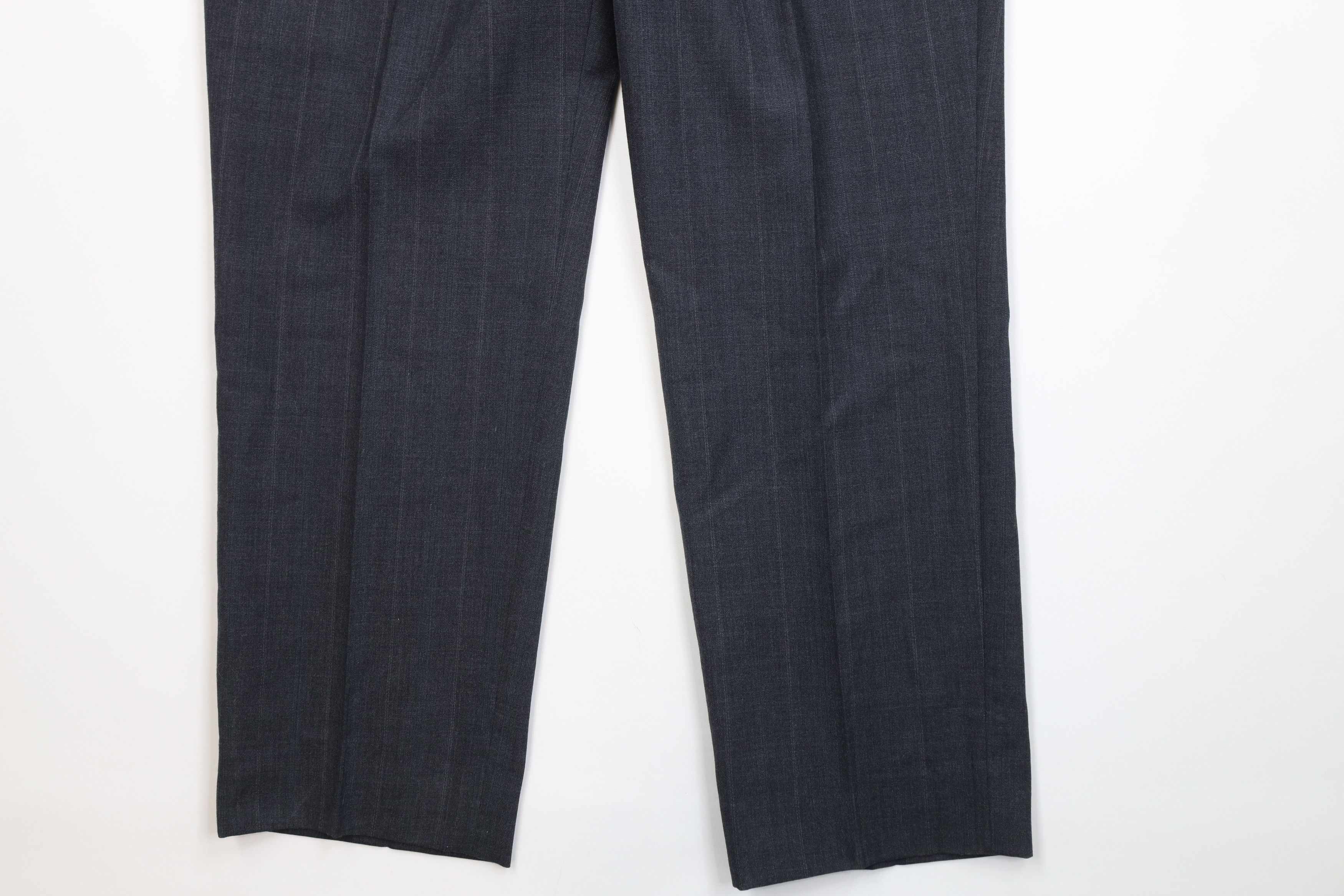 Vintage Vintage 90s Streetwear 2 Piece Worsted Wool Striped Suit Size 42L - 15 Thumbnail