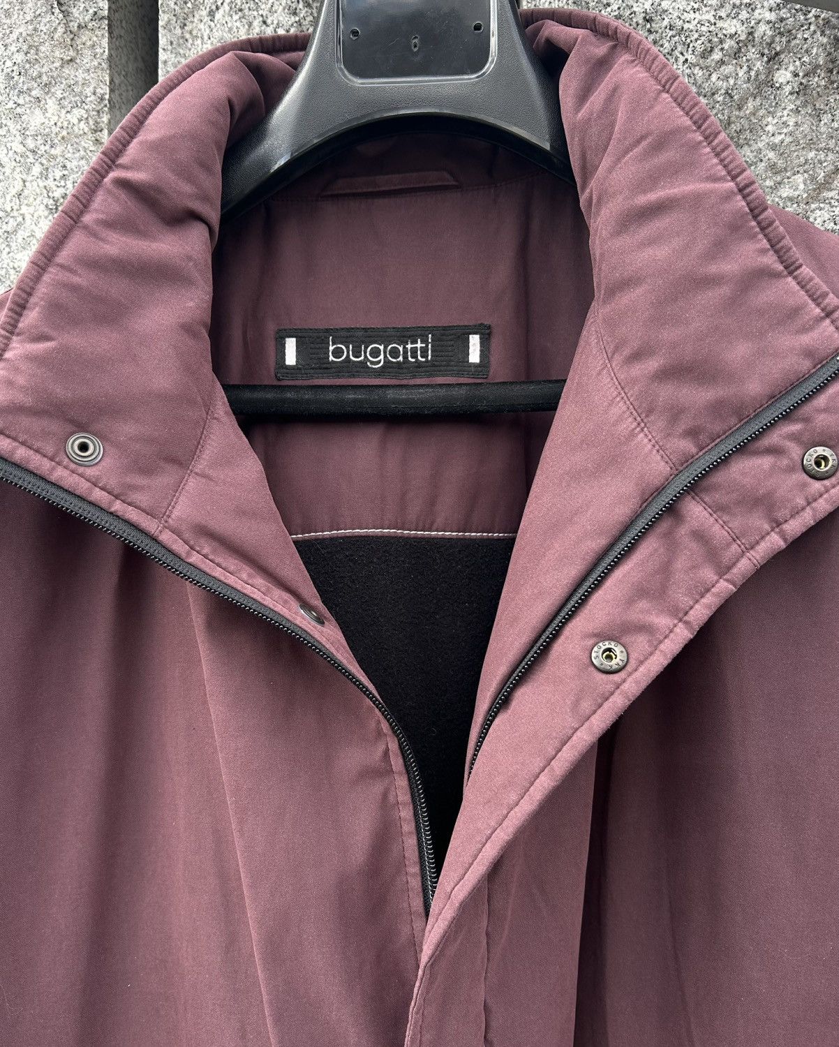 Bugatti Bugatti 1990s German Technical Jacket Burgundy Gorpcore 54 Size US L / EU 52-54 / 3 - 2 Thumbnail