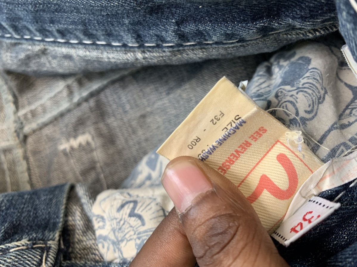 Japanese Brand Vintage Evisu inspired denim Size US 32 / EU 48 - 7 Thumbnail