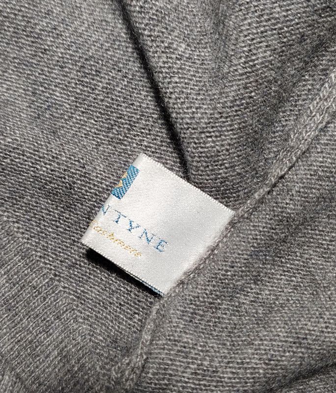 Ballantyne 100% cashmere sweater turtleneck jumper gray luxury soft Size S / US 4 / IT 40 - 5 Thumbnail