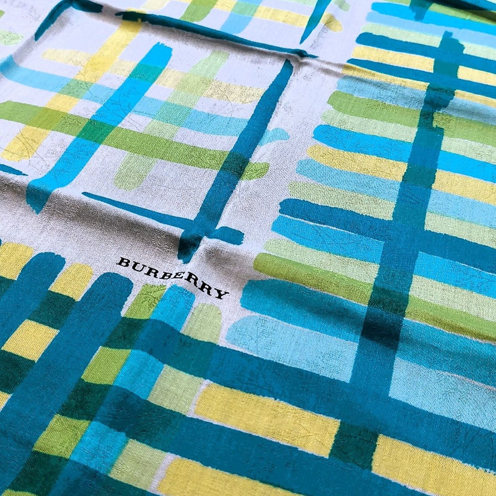 Burberry Burberry WaterColor Style - Handkerchief Scarf [58cm x 58cm] Size ONE SIZE - 5 Thumbnail