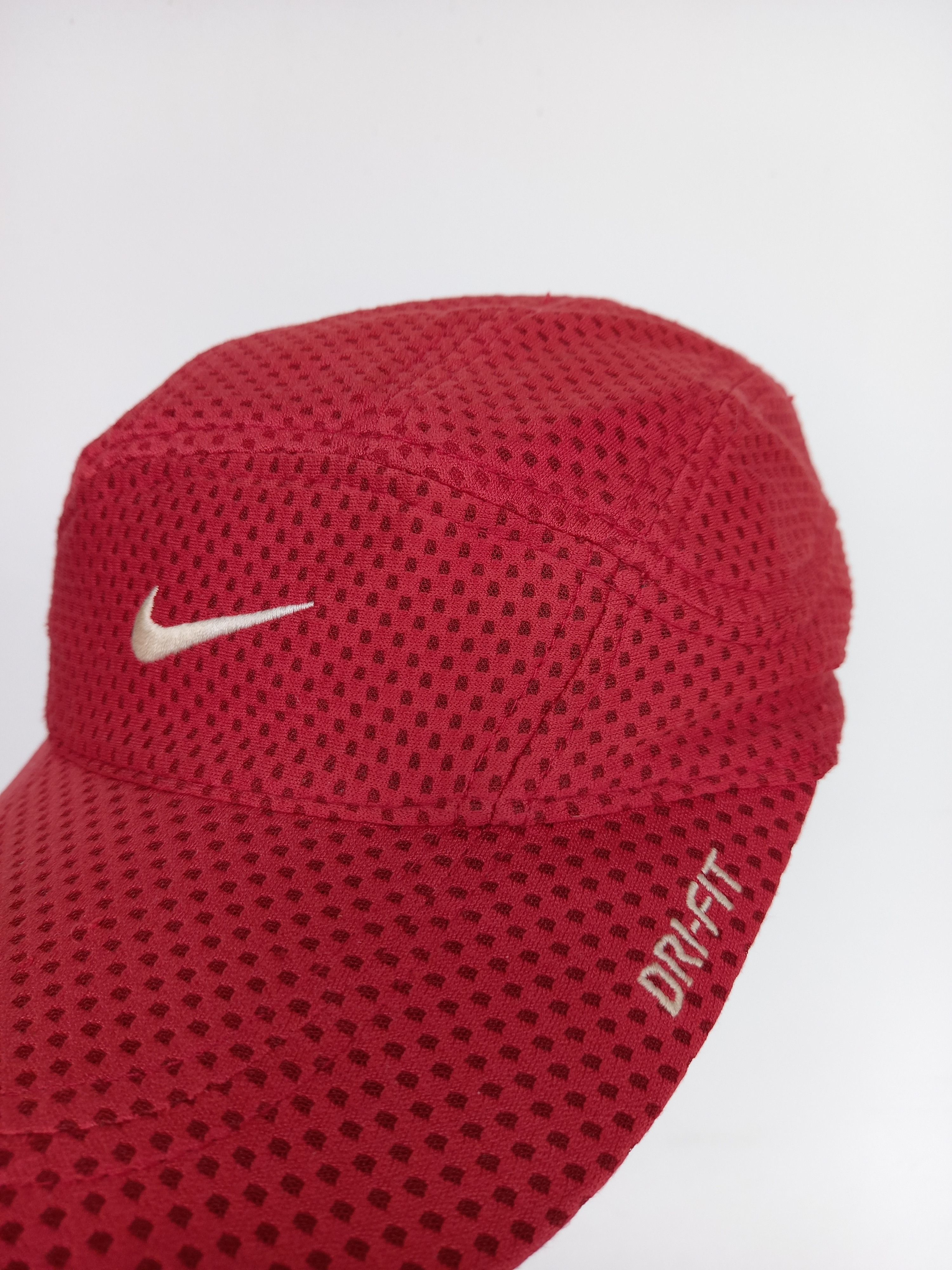 Nike Nike Running Mesh Hat Red y2k Tailwind Size ONE SIZE - 2 Thumbnail