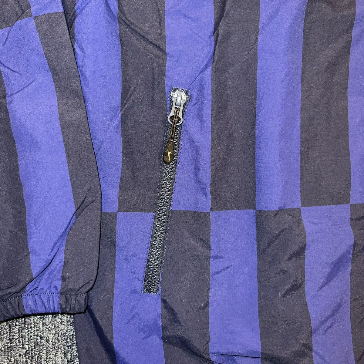 Nike Vintage 00s NIKE FCRB Stripe Hooded Windbreaker Jacket Size US XXL / EU 58 / 5 - 7 Thumbnail