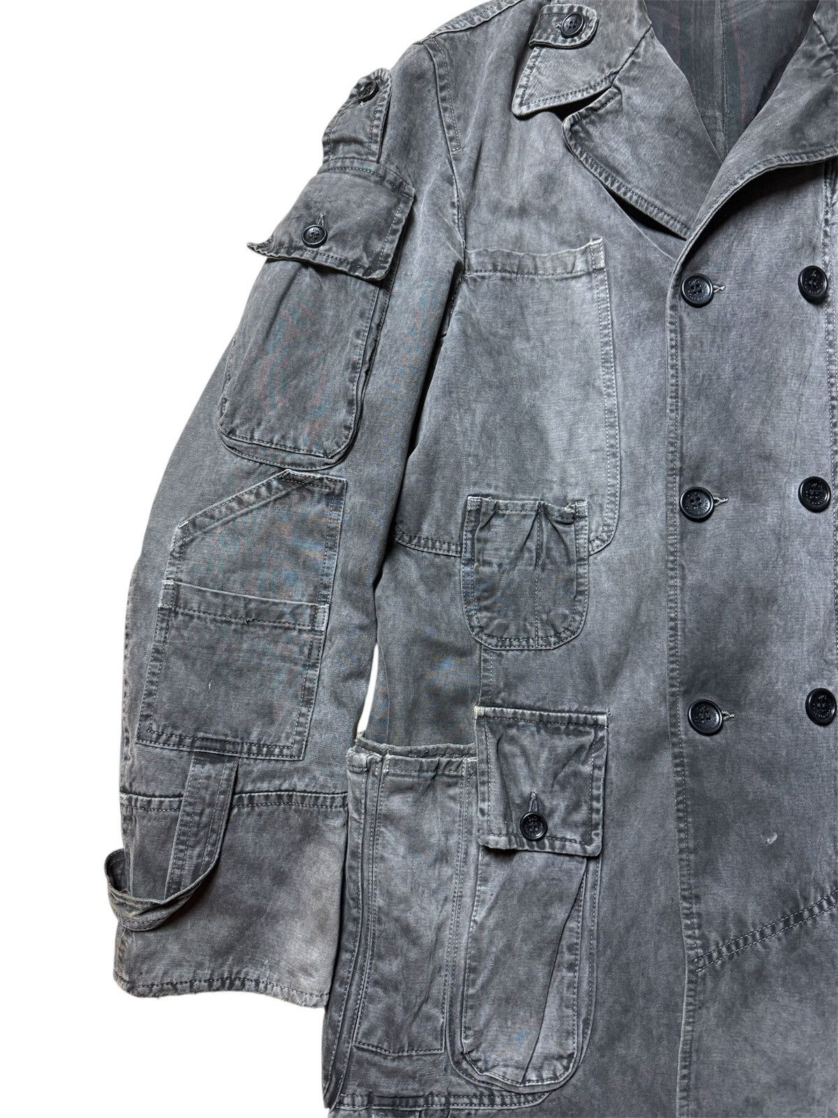 Dolce & Gabbana A/W03 Runway Multi Pocket Military Coat Size US S / EU 44-46 / 1 - 2 Thumbnail