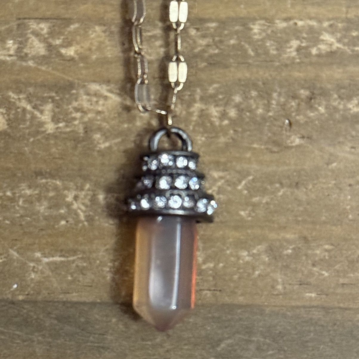 Other Long layered two tone constellation/crystal pendant necklace Size ONE SIZE - 4 Thumbnail