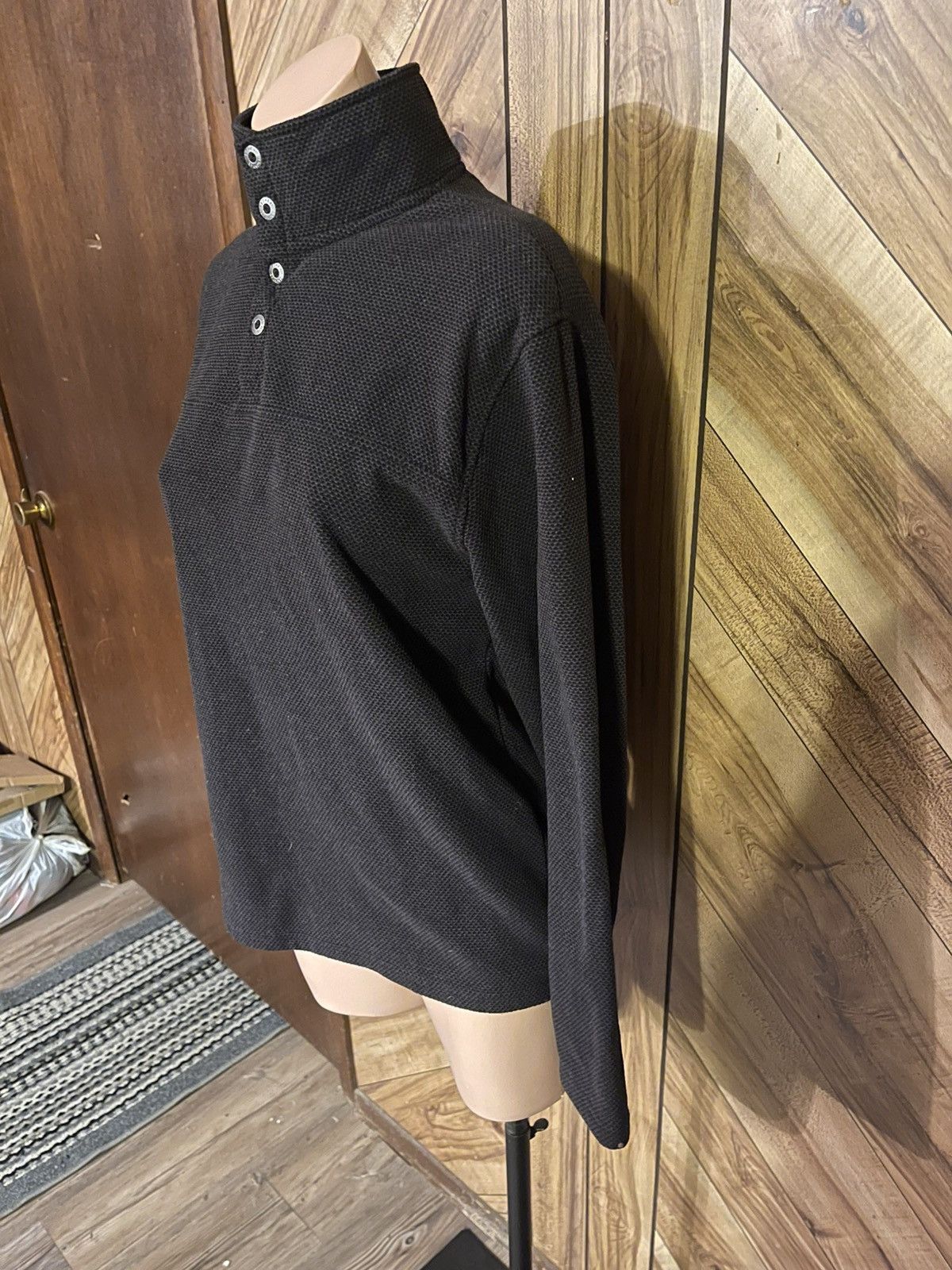 Redhead Red Head Brand Co Thermal Knit Small Black Long Sleeve Shirt Size US S / EU 44-46 / 1 - 5 Thumbnail