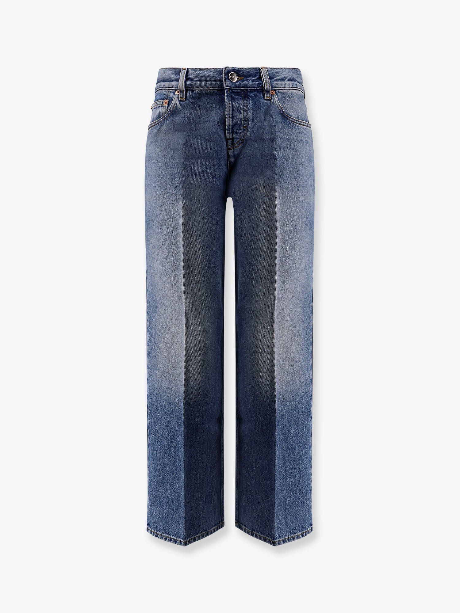 Gucci Cotton jeans with Gucci Rosso Ancora naplak tag 27 - USA Tariffs Included Size 27" / US 4 / IT 40 - 1 Thumbnail