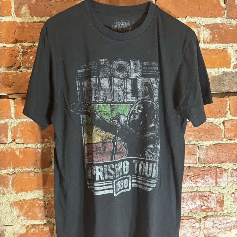 Vintage Bob Marley small black graphic preowned tshirt Size US S / EU 44-46 / 1 - 2 Thumbnail