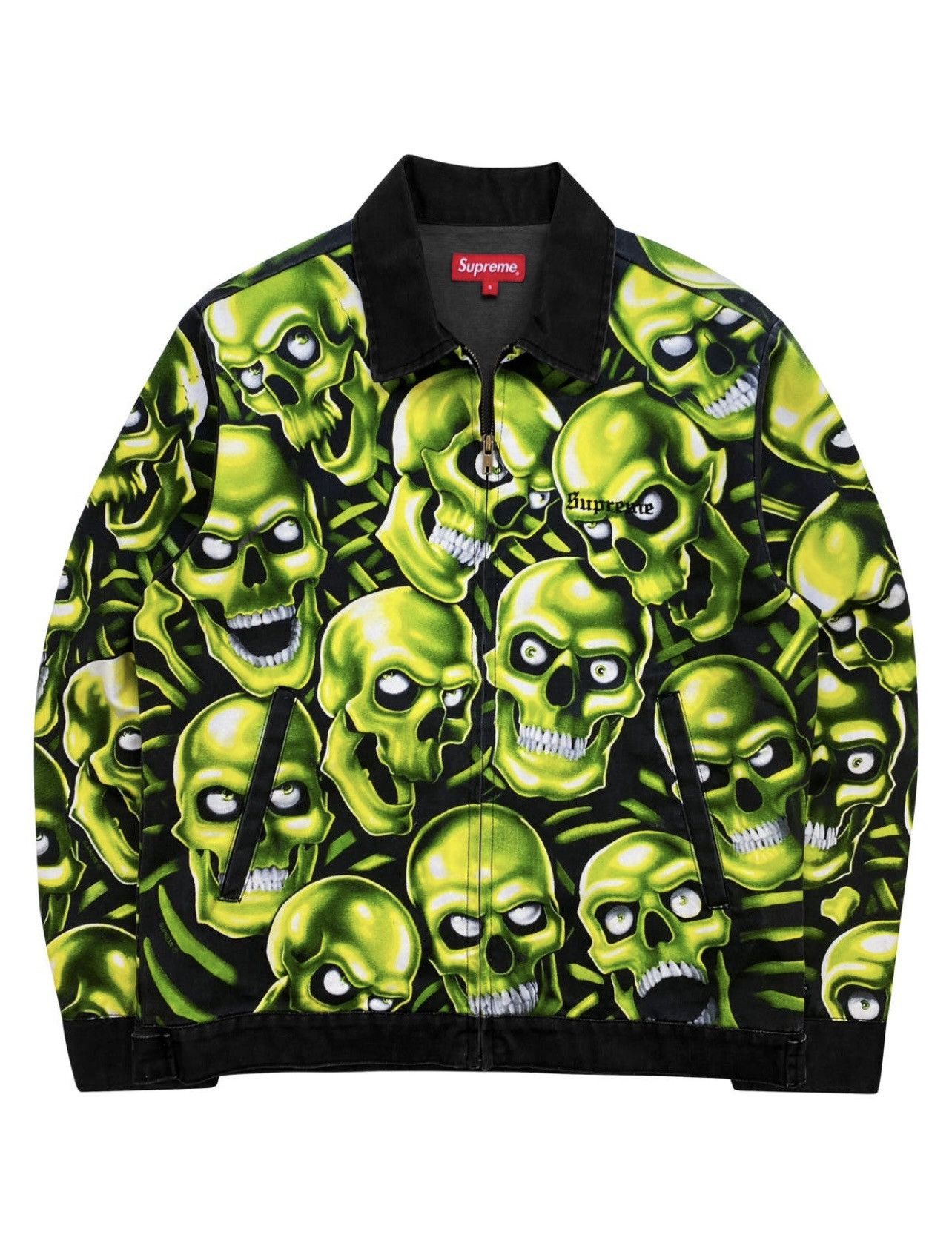 Supreme Skull Pile Work Jacket | Grailed