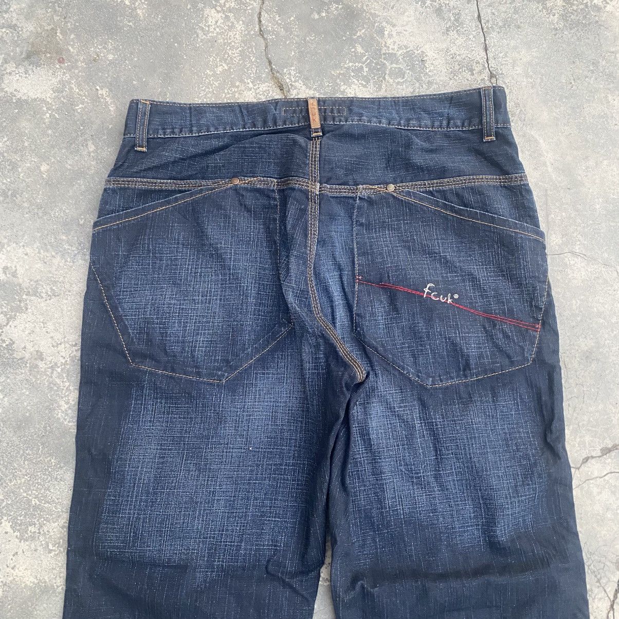 FCUK × French Connection RareY2K FCUK Baggy Flare Size US 34 / EU 50 - 2 Thumbnail