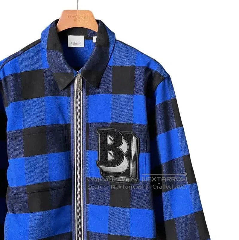 Burberry Burberry Blue Cotton Plaid Long Sleeve Shirt. Size US S / EU 44-46 / 1 - 3 Thumbnail
