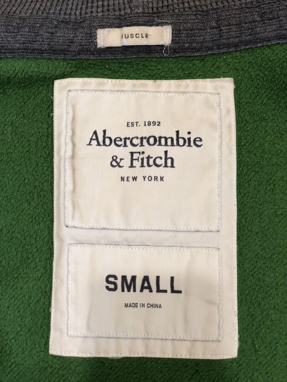 Abercrombie & Fitch × Japanese Brand × Vintage Vintage Abercrombie & Fitch New York zip heavy Hoodie Size US S / EU 44-46 / 1 - 7 Thumbnail