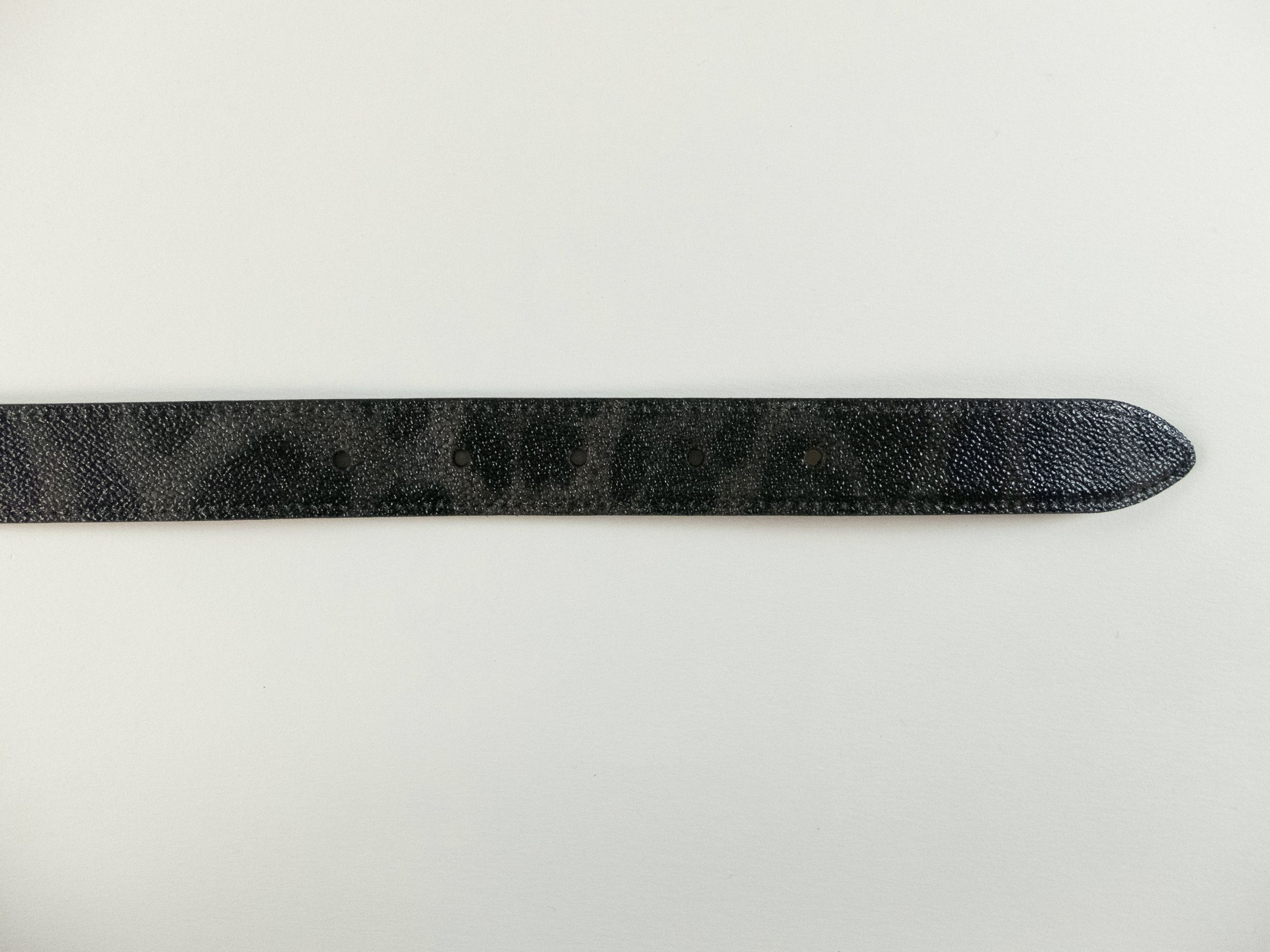 Dolce & Gabbana DOLCE & GABBANA black gray leopard print leather belt 80 Size ONE SIZE - 4 Thumbnail